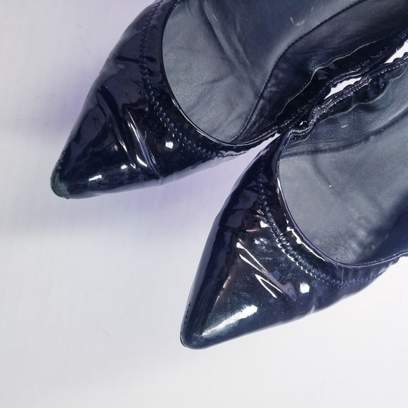 Tory Burch | Pointed Toe Patent Leather Shoes, - Picture 4 of 8